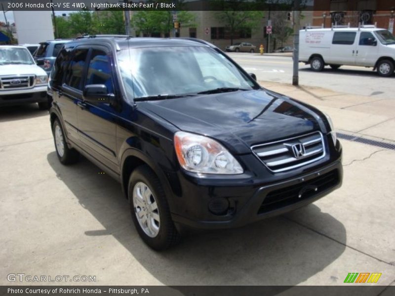 Nighthawk Black Pearl / Black 2006 Honda CR-V SE 4WD