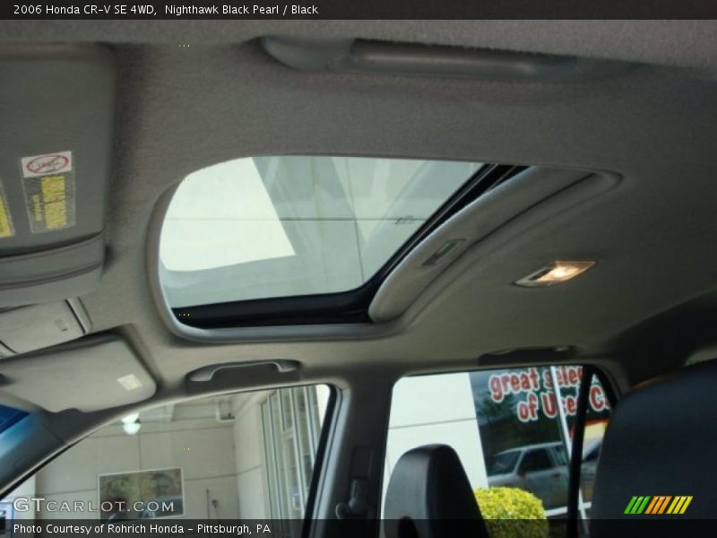 Nighthawk Black Pearl / Black 2006 Honda CR-V SE 4WD