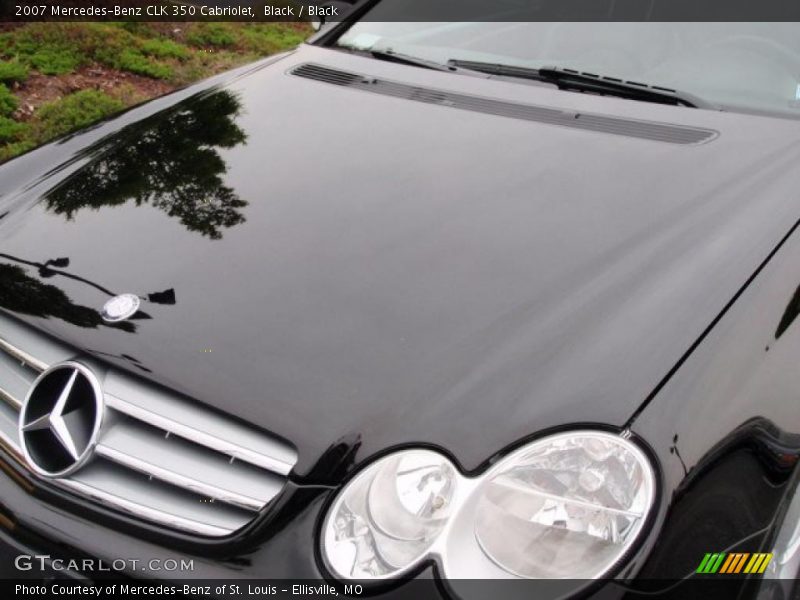 Black / Black 2007 Mercedes-Benz CLK 350 Cabriolet