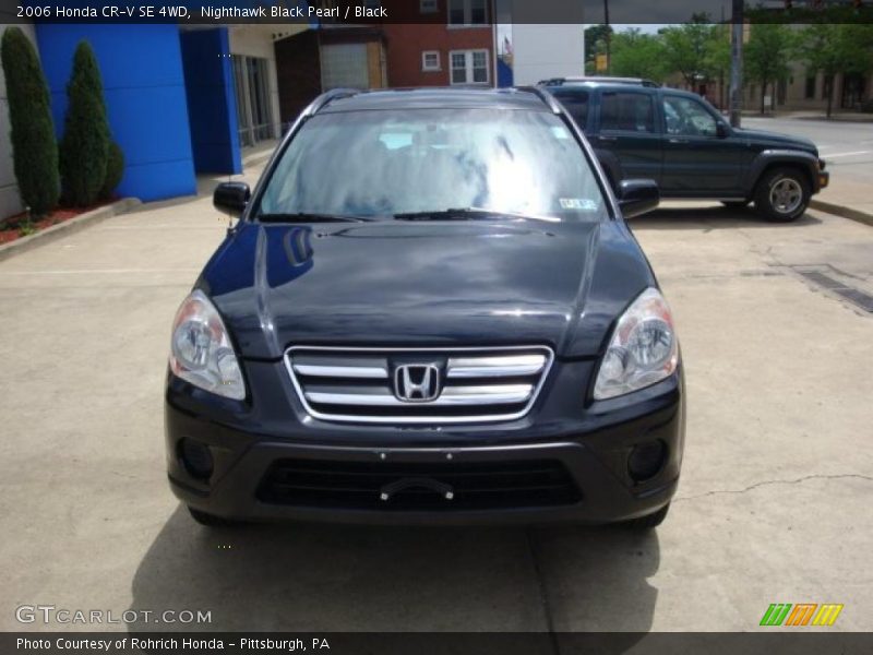 Nighthawk Black Pearl / Black 2006 Honda CR-V SE 4WD