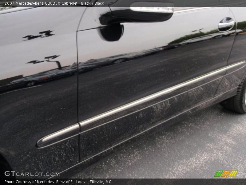 Black / Black 2007 Mercedes-Benz CLK 350 Cabriolet
