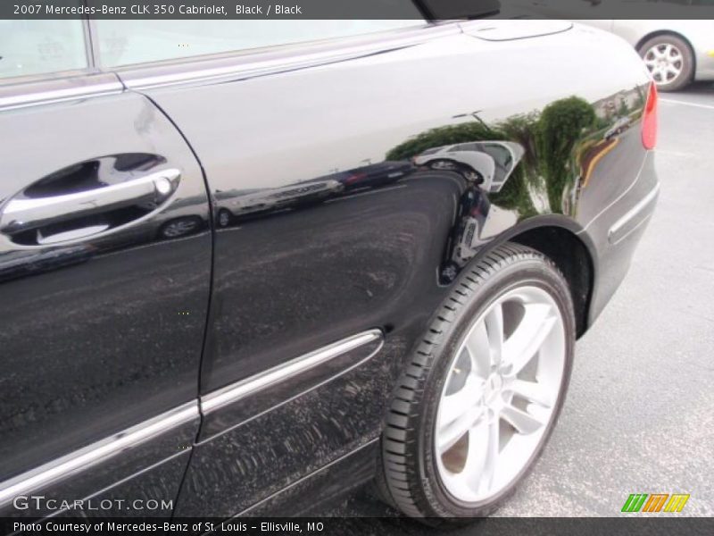Black / Black 2007 Mercedes-Benz CLK 350 Cabriolet