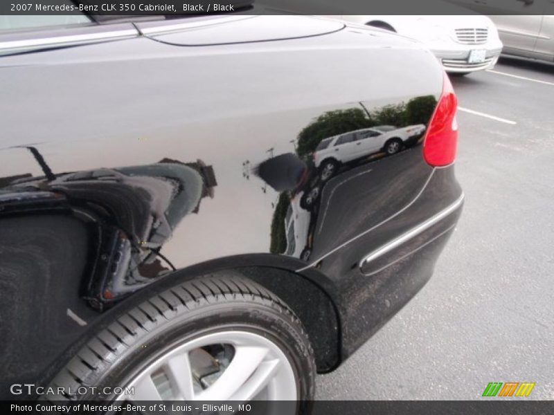 Black / Black 2007 Mercedes-Benz CLK 350 Cabriolet