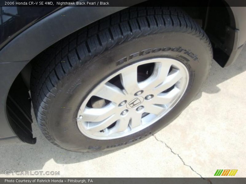 Nighthawk Black Pearl / Black 2006 Honda CR-V SE 4WD