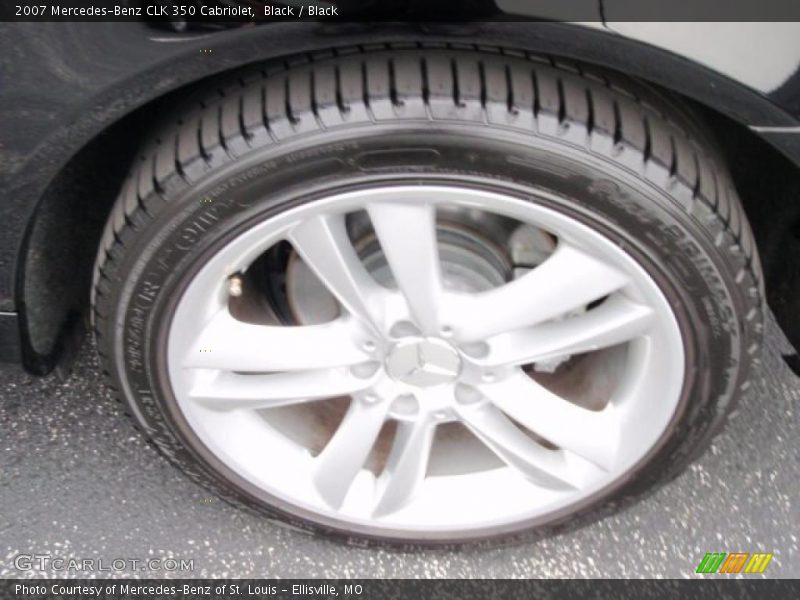 Black / Black 2007 Mercedes-Benz CLK 350 Cabriolet