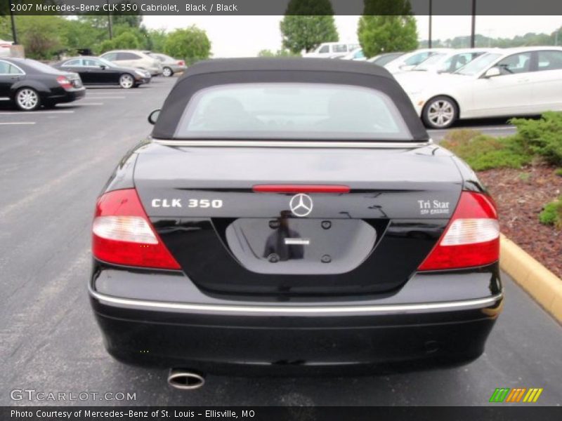 Black / Black 2007 Mercedes-Benz CLK 350 Cabriolet