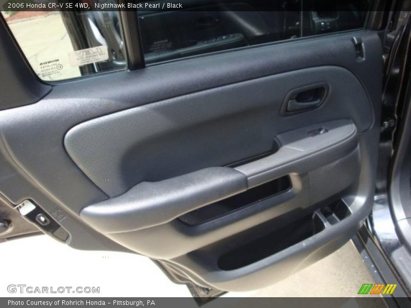 Nighthawk Black Pearl / Black 2006 Honda CR-V SE 4WD