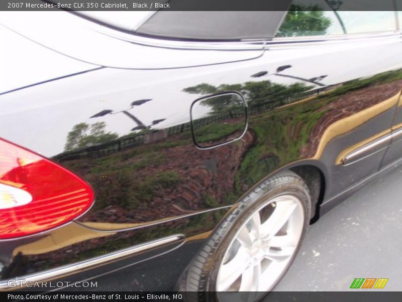 Black / Black 2007 Mercedes-Benz CLK 350 Cabriolet