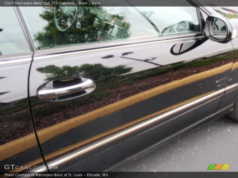 Black / Black 2007 Mercedes-Benz CLK 350 Cabriolet