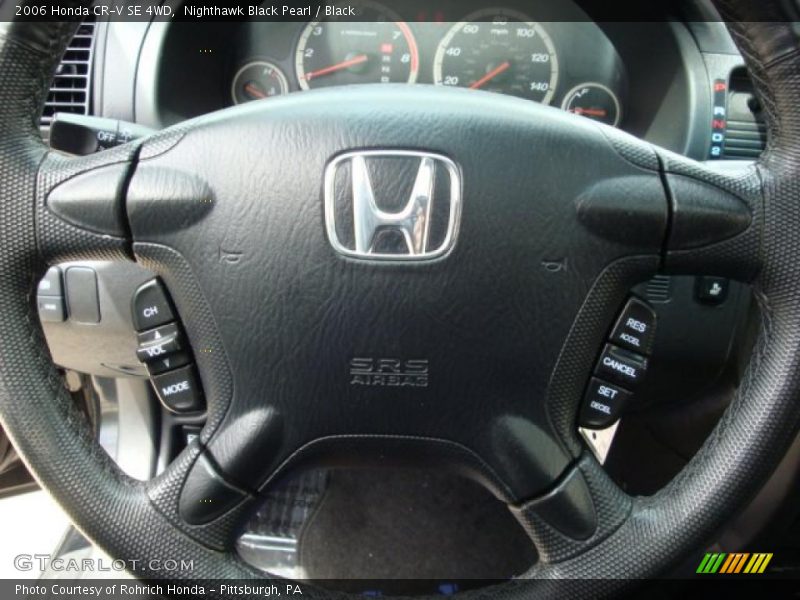 Nighthawk Black Pearl / Black 2006 Honda CR-V SE 4WD