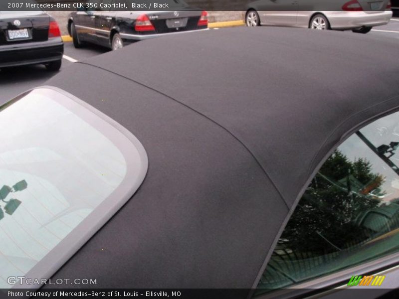 Black / Black 2007 Mercedes-Benz CLK 350 Cabriolet