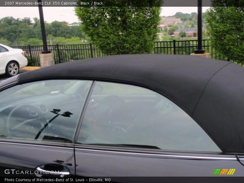 Black / Black 2007 Mercedes-Benz CLK 350 Cabriolet