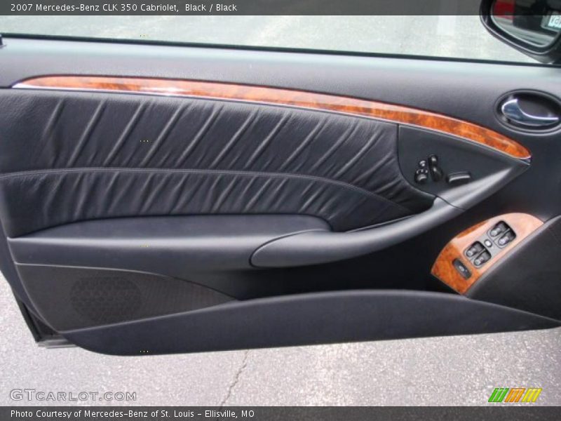 Black / Black 2007 Mercedes-Benz CLK 350 Cabriolet