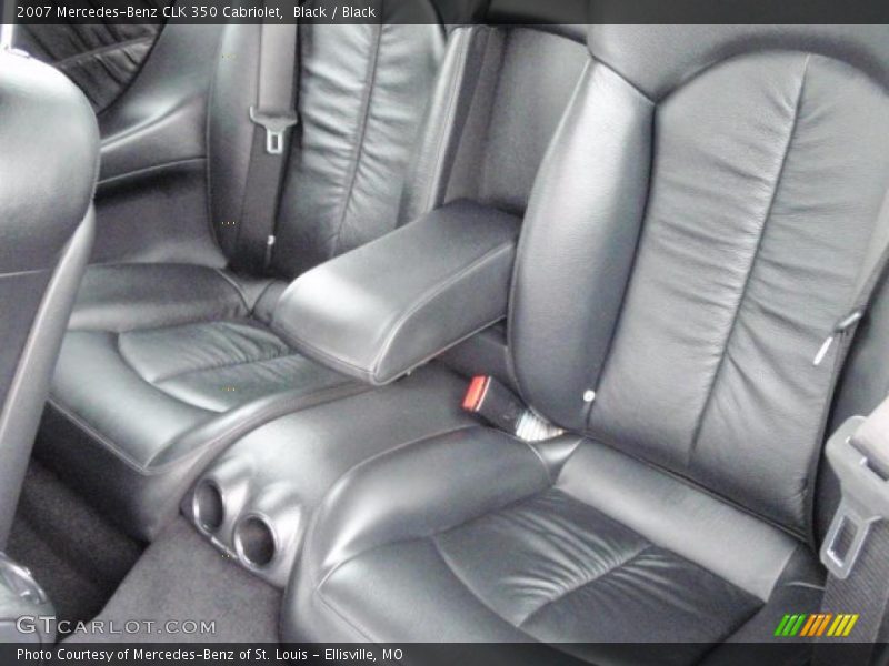 Black / Black 2007 Mercedes-Benz CLK 350 Cabriolet