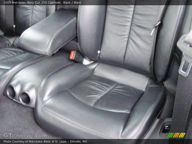 Black / Black 2007 Mercedes-Benz CLK 350 Cabriolet