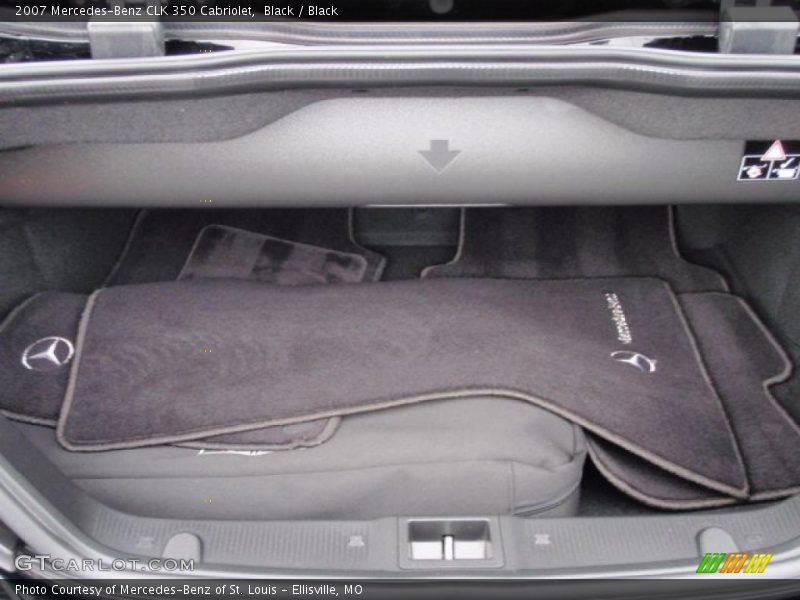 Black / Black 2007 Mercedes-Benz CLK 350 Cabriolet