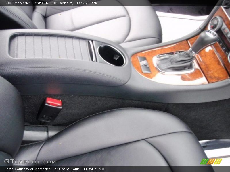 Black / Black 2007 Mercedes-Benz CLK 350 Cabriolet