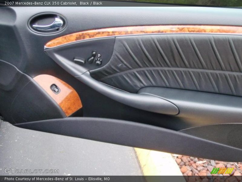 Black / Black 2007 Mercedes-Benz CLK 350 Cabriolet