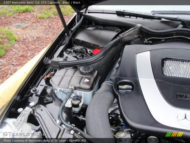 Black / Black 2007 Mercedes-Benz CLK 350 Cabriolet