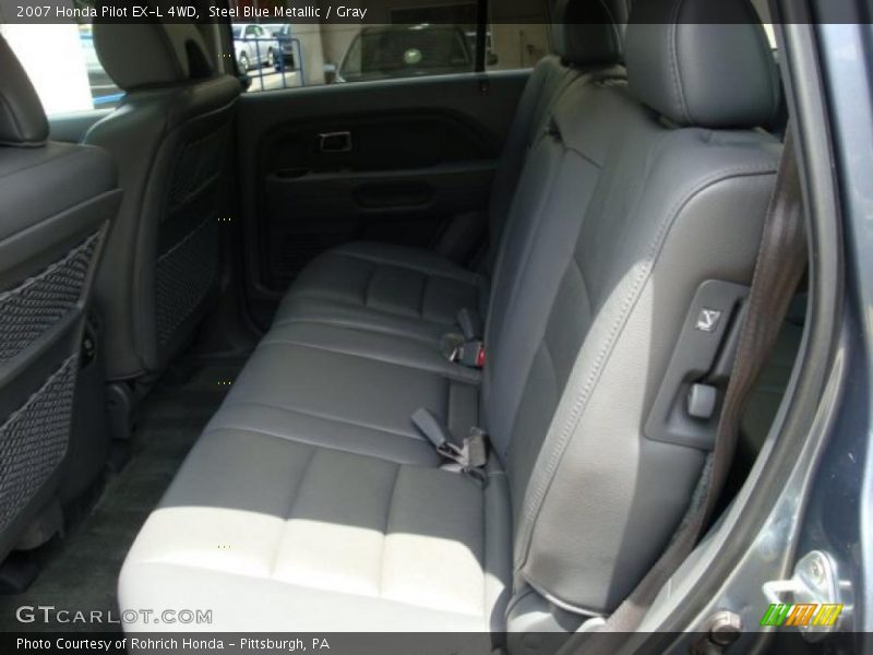 Steel Blue Metallic / Gray 2007 Honda Pilot EX-L 4WD