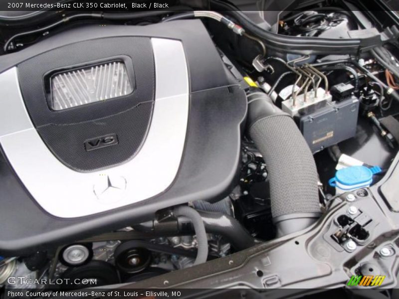 Black / Black 2007 Mercedes-Benz CLK 350 Cabriolet