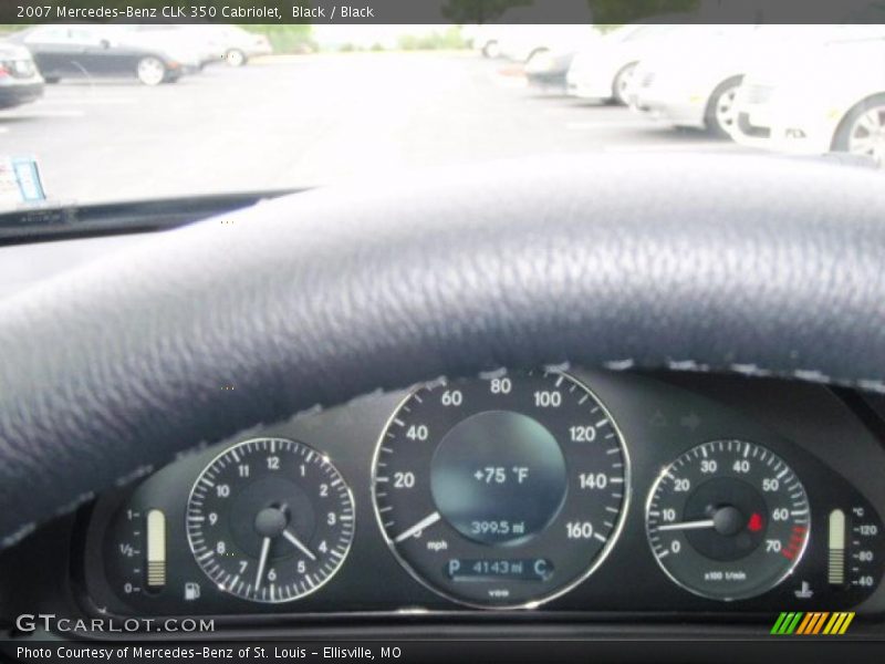 Black / Black 2007 Mercedes-Benz CLK 350 Cabriolet