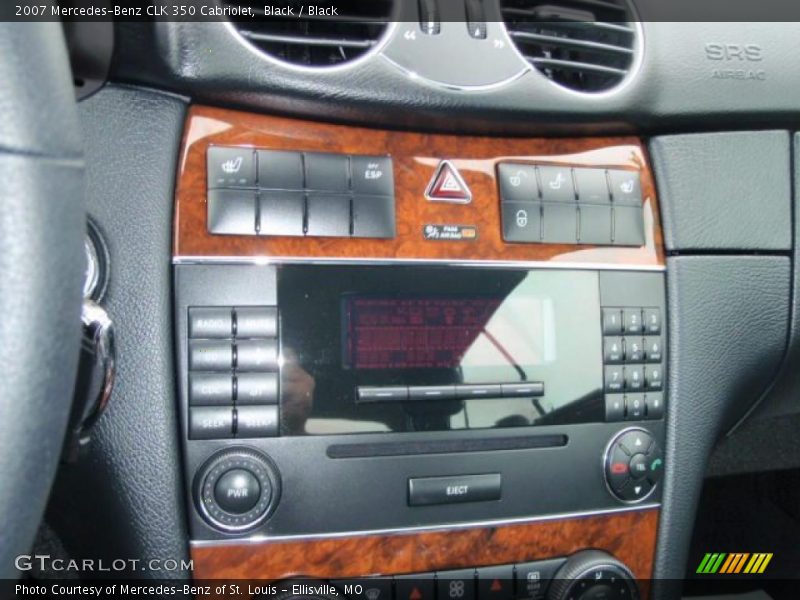 Black / Black 2007 Mercedes-Benz CLK 350 Cabriolet