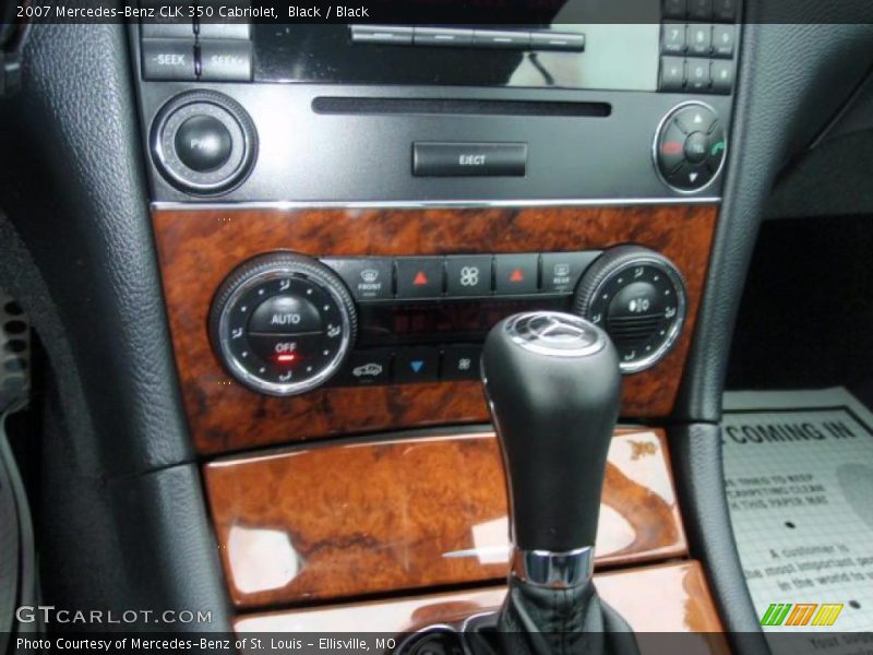 Black / Black 2007 Mercedes-Benz CLK 350 Cabriolet