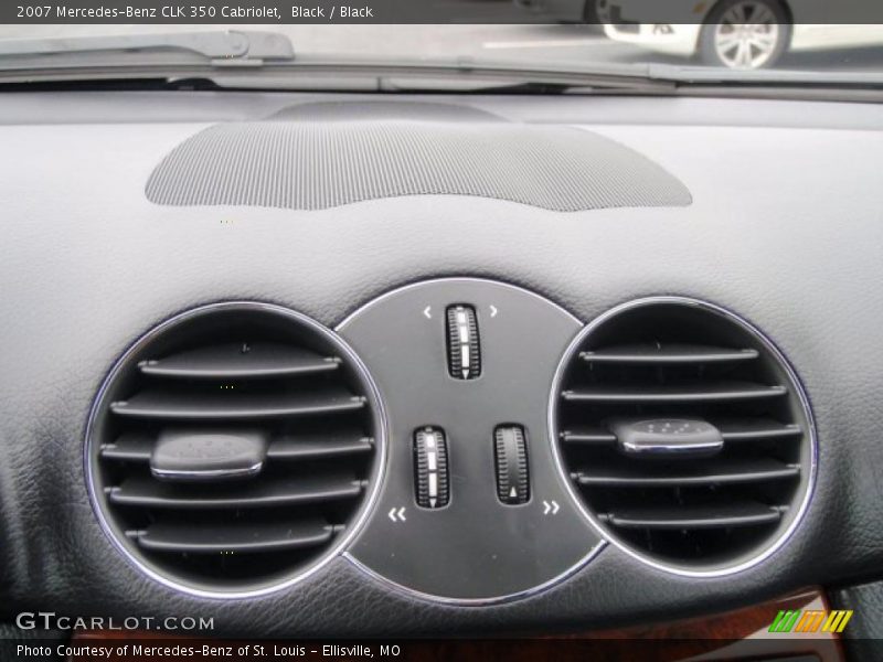 Black / Black 2007 Mercedes-Benz CLK 350 Cabriolet