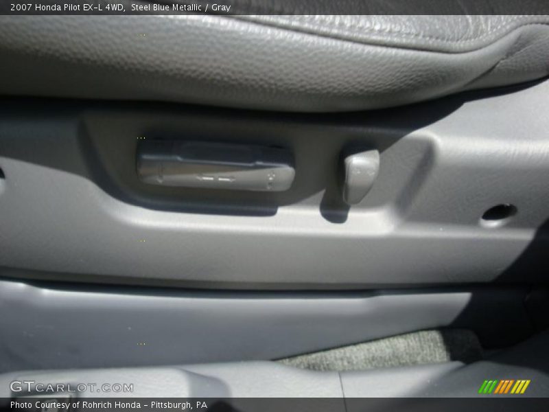 Steel Blue Metallic / Gray 2007 Honda Pilot EX-L 4WD