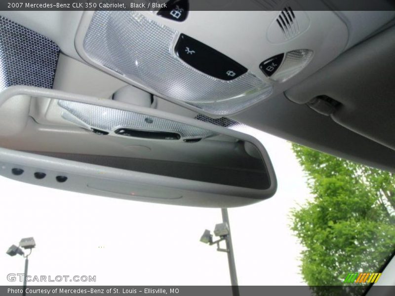 Black / Black 2007 Mercedes-Benz CLK 350 Cabriolet