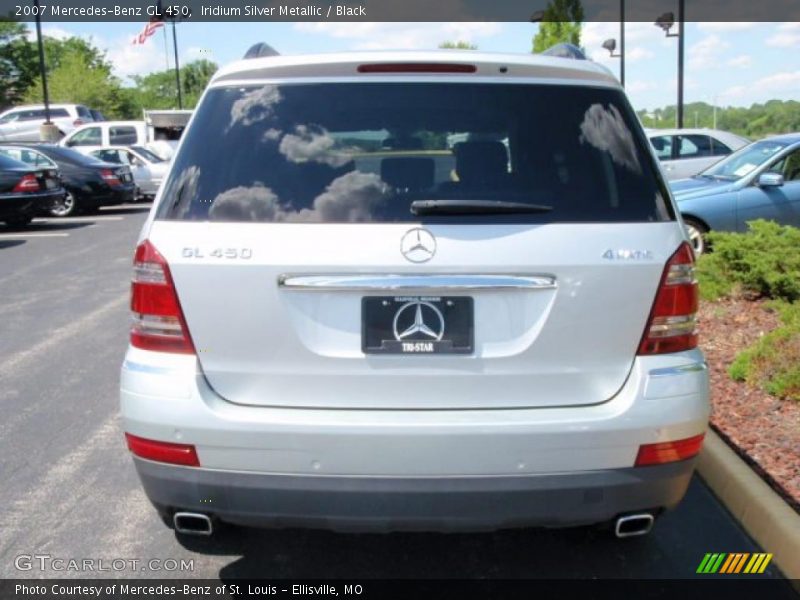 Iridium Silver Metallic / Black 2007 Mercedes-Benz GL 450