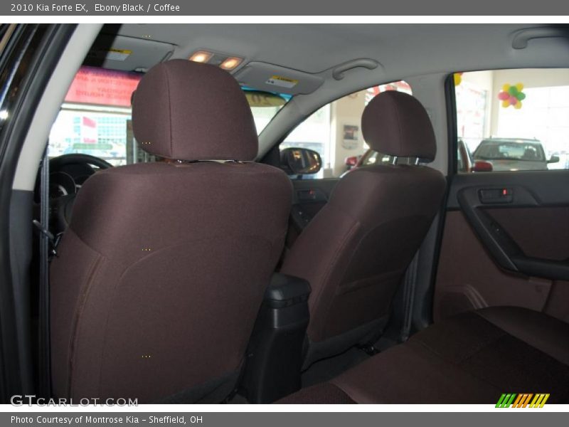 Ebony Black / Coffee 2010 Kia Forte EX