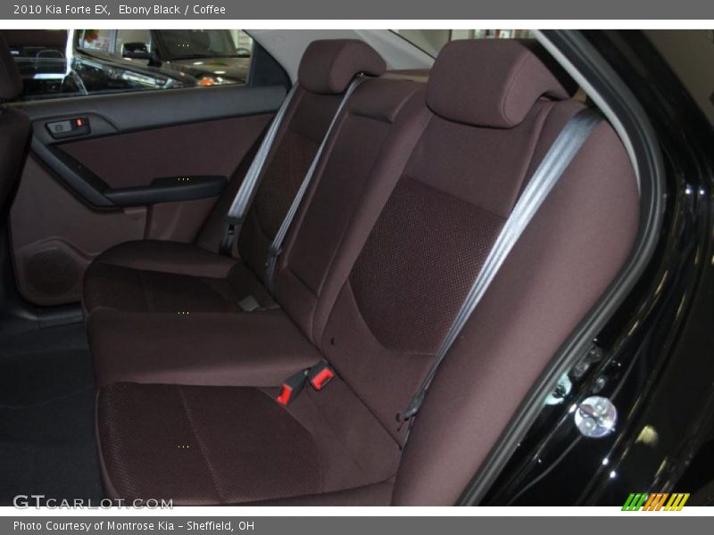 Ebony Black / Coffee 2010 Kia Forte EX