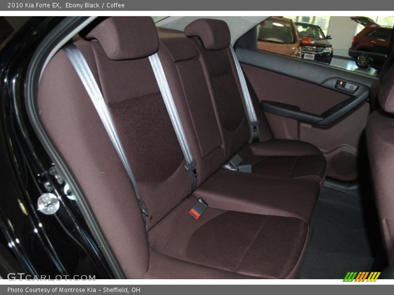 Ebony Black / Coffee 2010 Kia Forte EX