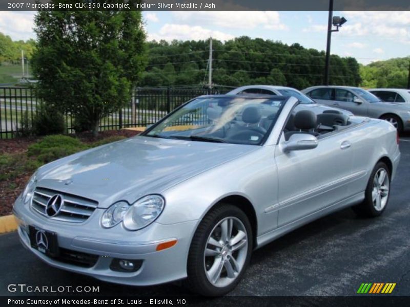Iridium Silver Metallic / Ash 2007 Mercedes-Benz CLK 350 Cabriolet