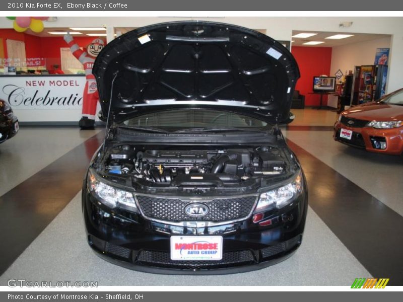 Ebony Black / Coffee 2010 Kia Forte EX
