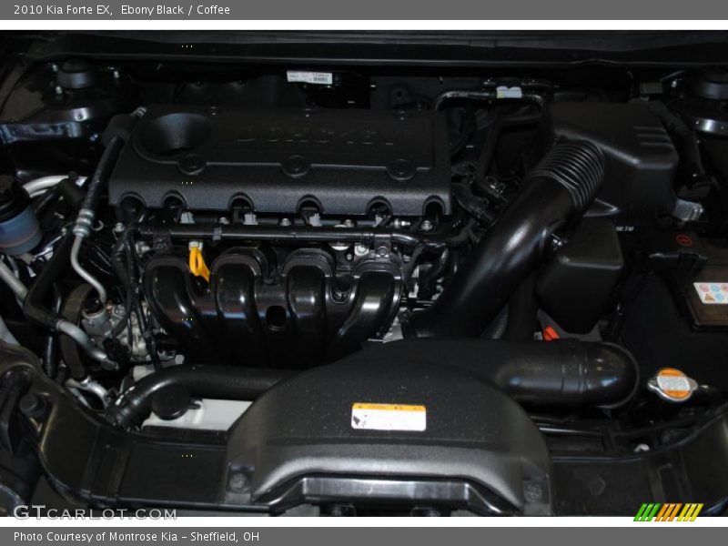 Ebony Black / Coffee 2010 Kia Forte EX
