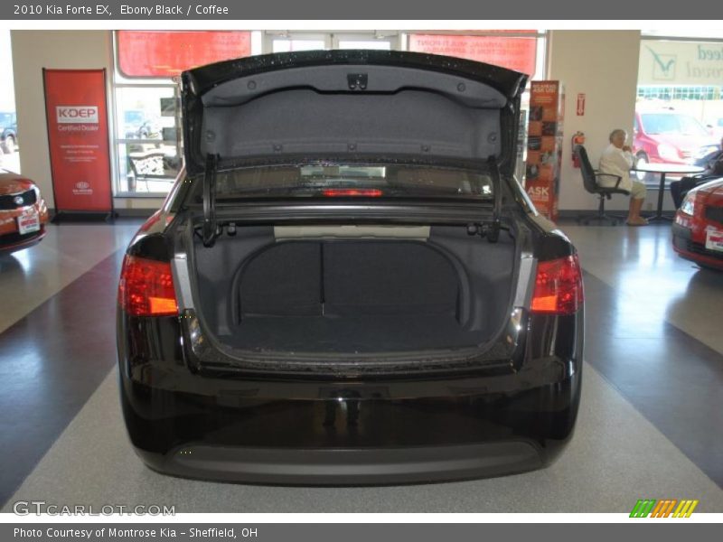 Ebony Black / Coffee 2010 Kia Forte EX