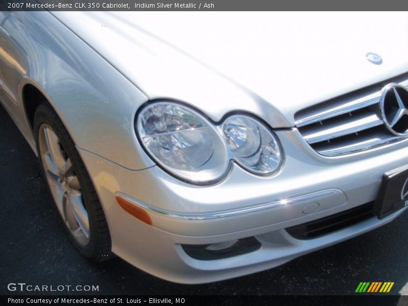 Iridium Silver Metallic / Ash 2007 Mercedes-Benz CLK 350 Cabriolet
