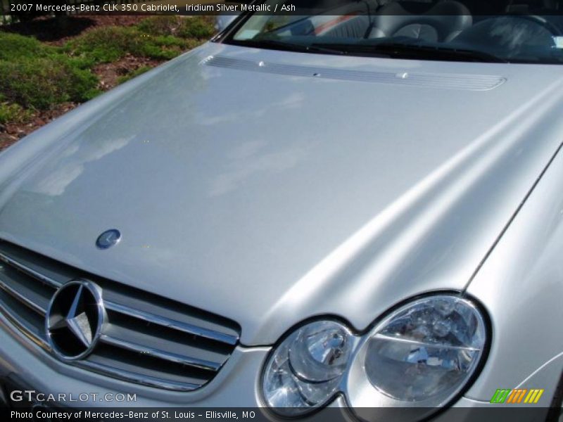 Iridium Silver Metallic / Ash 2007 Mercedes-Benz CLK 350 Cabriolet