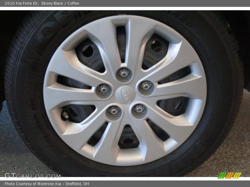 Ebony Black / Coffee 2010 Kia Forte EX