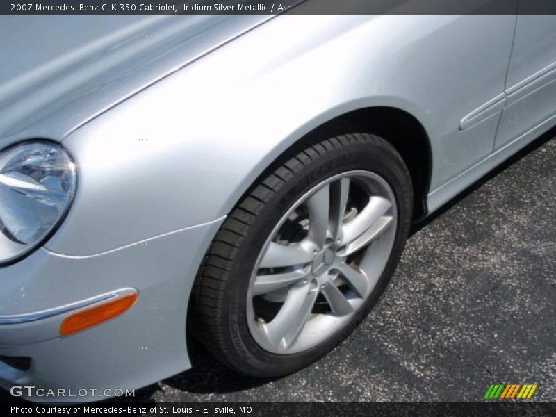 Iridium Silver Metallic / Ash 2007 Mercedes-Benz CLK 350 Cabriolet
