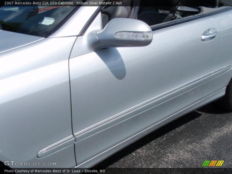 Iridium Silver Metallic / Ash 2007 Mercedes-Benz CLK 350 Cabriolet