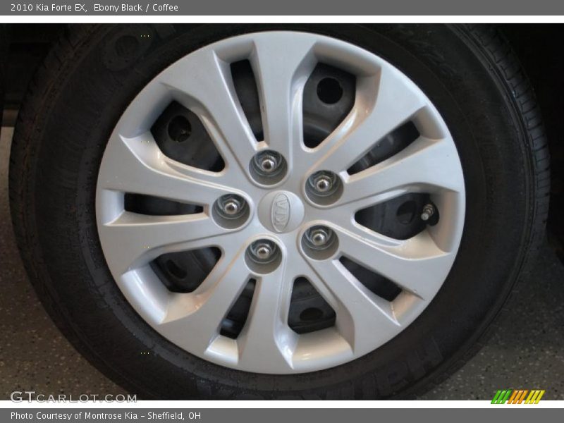 Ebony Black / Coffee 2010 Kia Forte EX