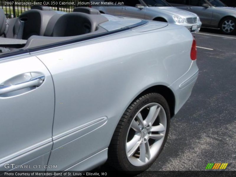 Iridium Silver Metallic / Ash 2007 Mercedes-Benz CLK 350 Cabriolet
