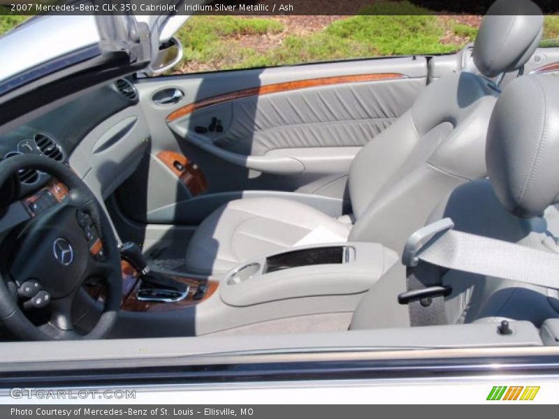 Iridium Silver Metallic / Ash 2007 Mercedes-Benz CLK 350 Cabriolet