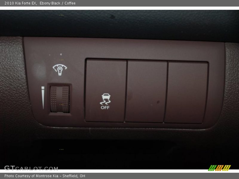 Ebony Black / Coffee 2010 Kia Forte EX