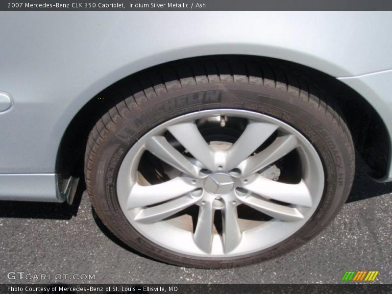Iridium Silver Metallic / Ash 2007 Mercedes-Benz CLK 350 Cabriolet