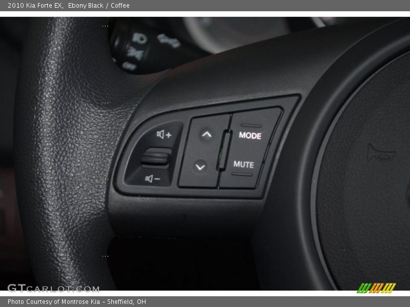 Ebony Black / Coffee 2010 Kia Forte EX